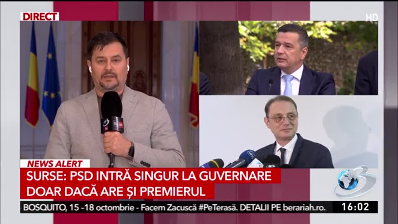 Știri ora 16:00