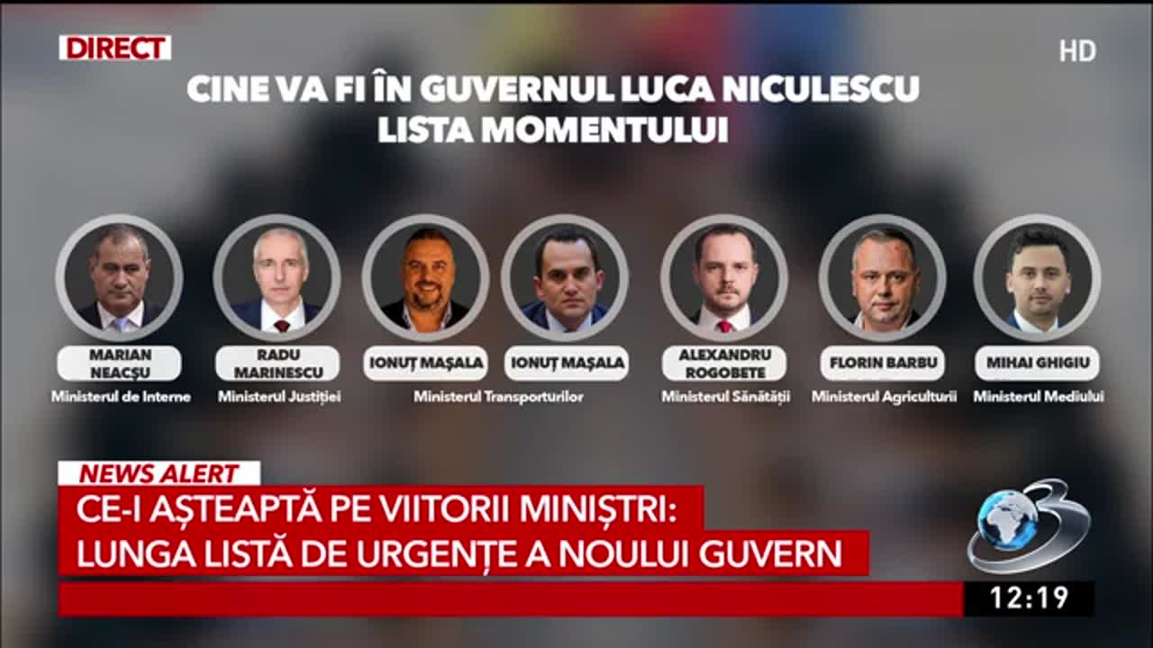 Știri ora 12:00