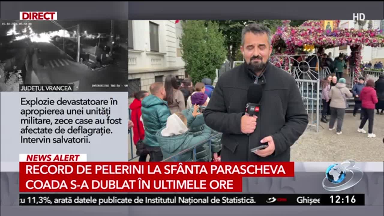Știri ora 12:00