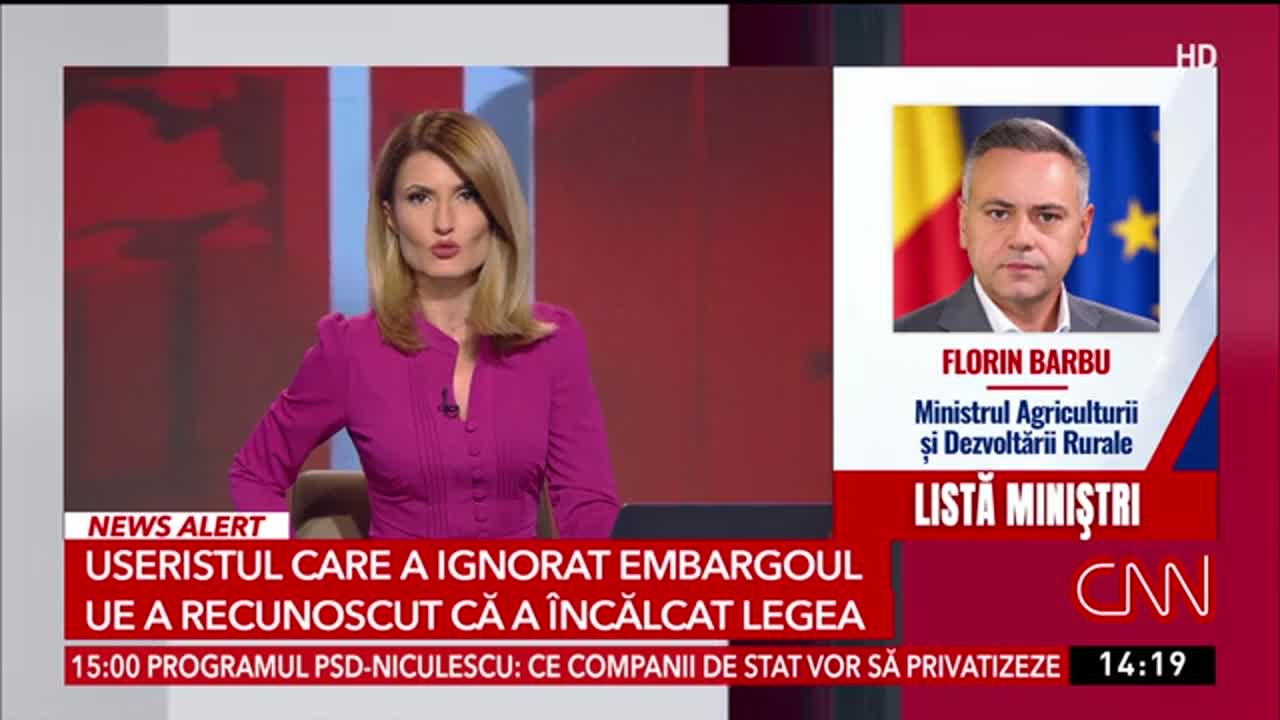 Știri ora 14:00