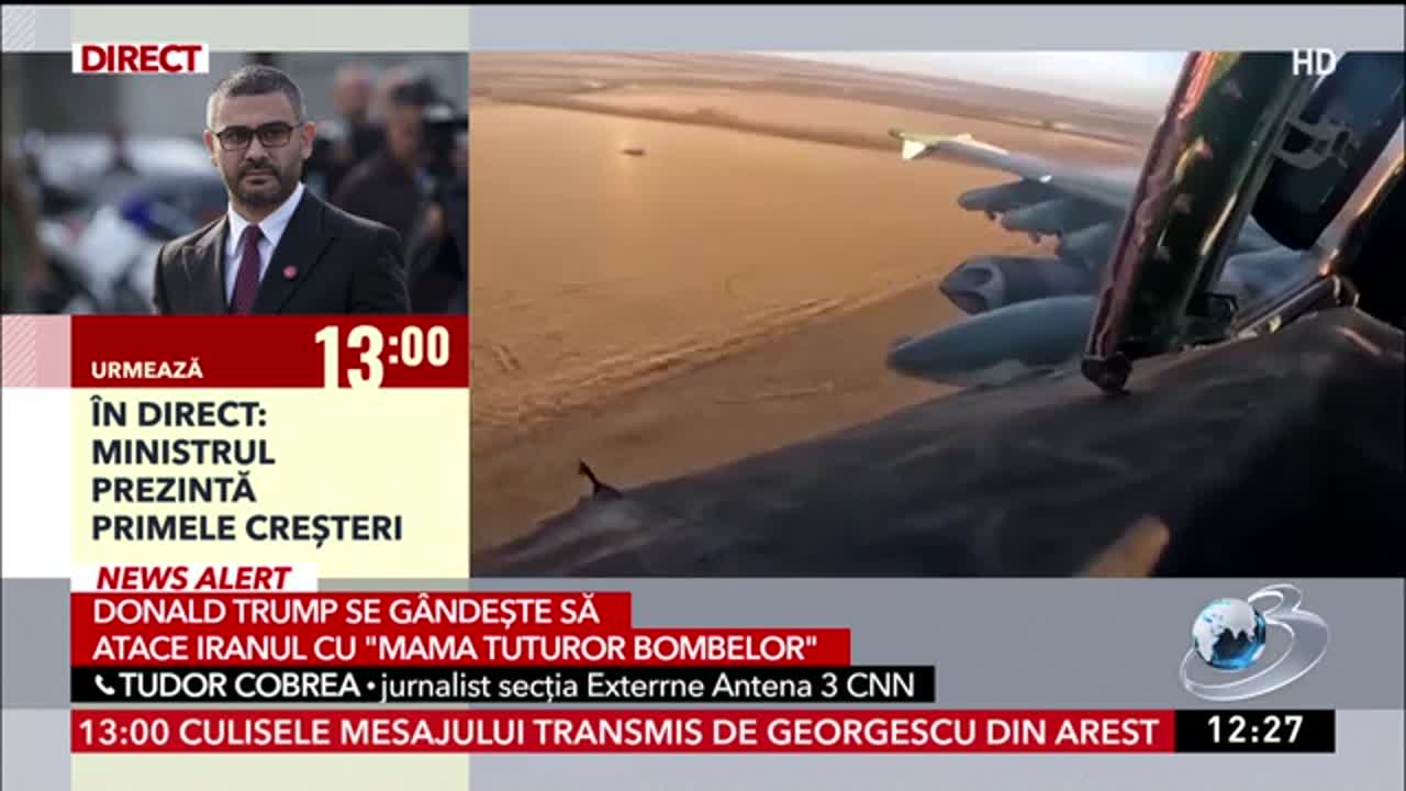 Știri ora 12:00
