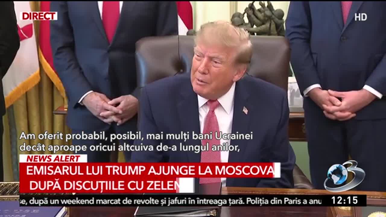 Știri ora 12:00