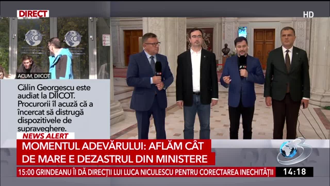Știri ora 14:00