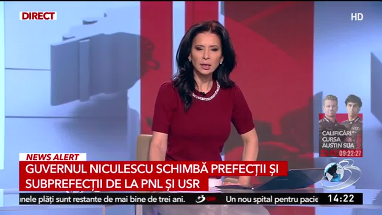 Știri ora 14:00