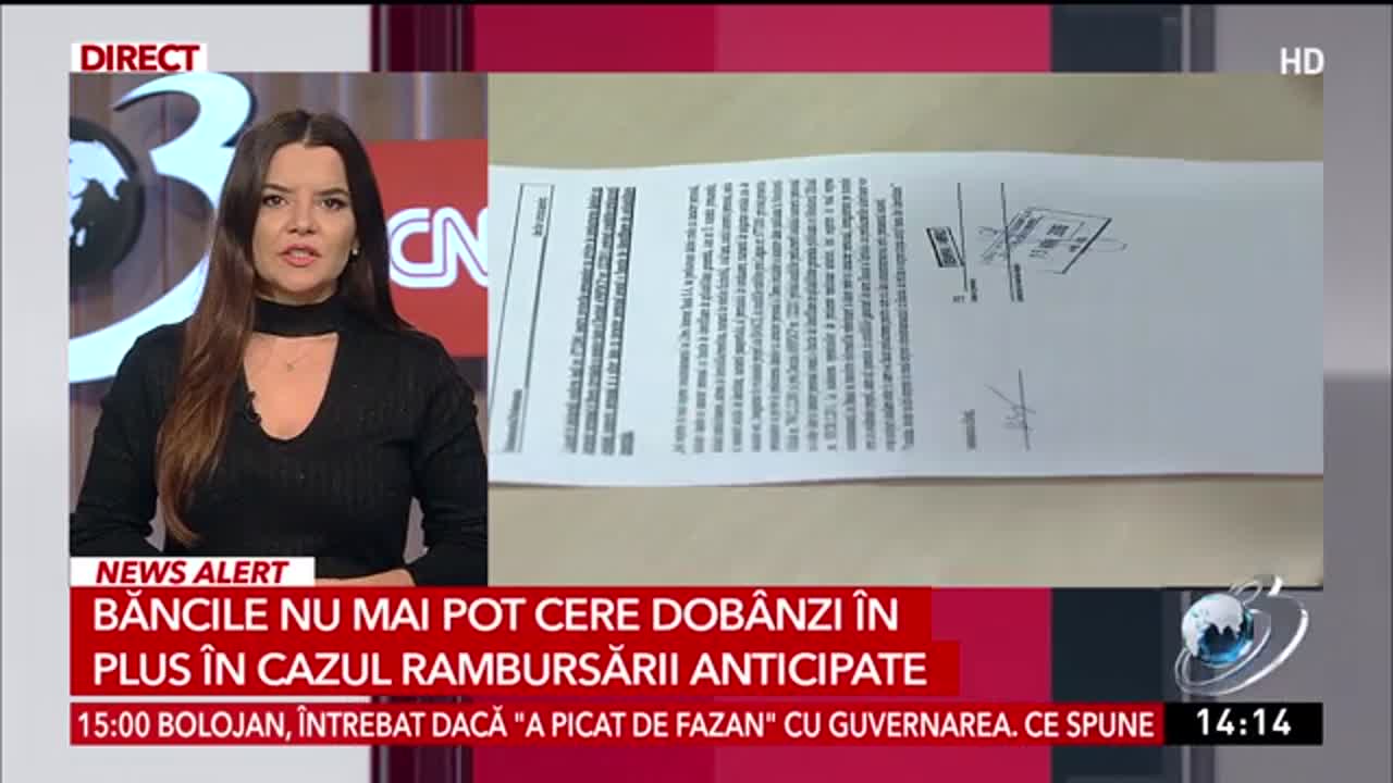 Știri ora 14:00