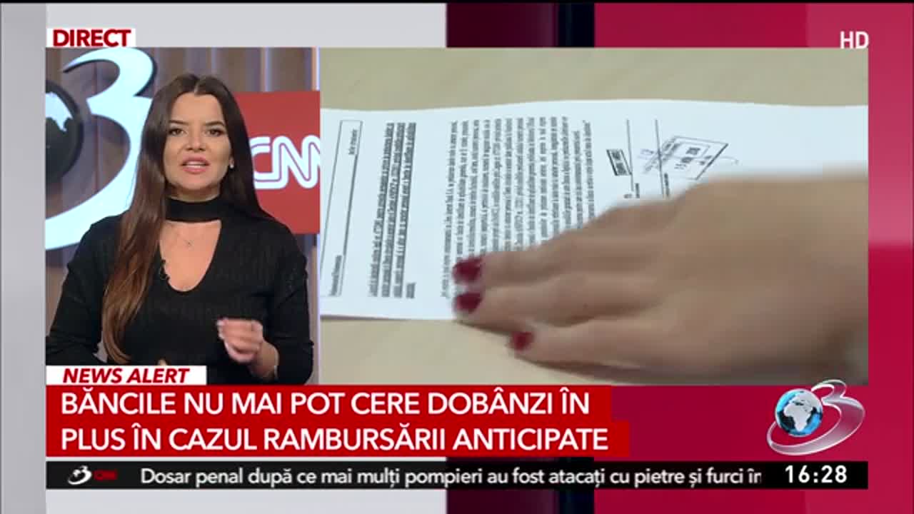 Știri ora 16:00