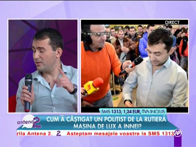 Mihai Daniel Ţiplea, c&acirc;ştigătorul super-maşinii de la Radio ZU
