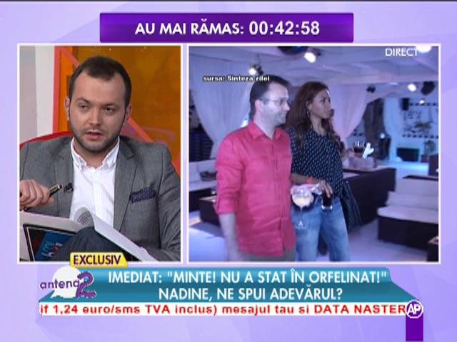 Prin telefon:  Mihaela, colega de orfelinat