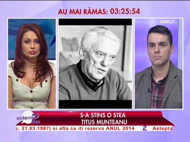 A murit realizatorul de televiziune Titus Munteanu
