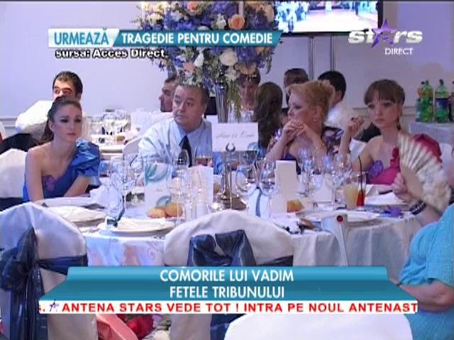 Corneliu Vadim Tudor, m&acirc;ndru de fetele lui