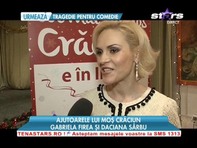 Daciana S&acirc;rbu şi Gabriela Firea, ajutoarele lui Moş Crăciun