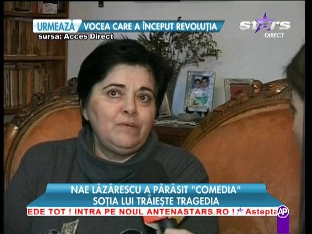 Fosta soție a lui Nae Lăzărescu, declarații despre relația cu actorul și fiica lor