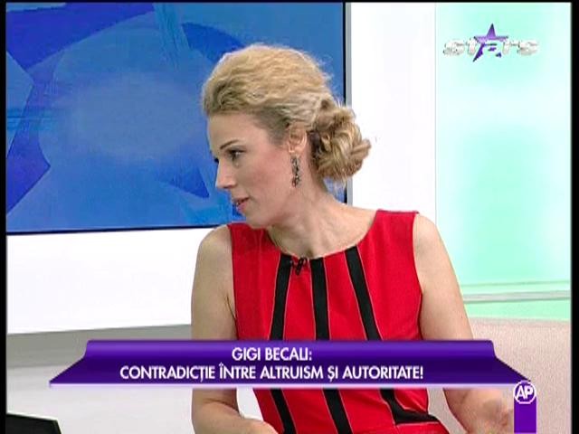 Gigi Becali, contradicţie între altruism şi autoritate