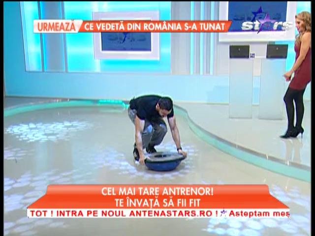 Exerciţii fizice pe bosu