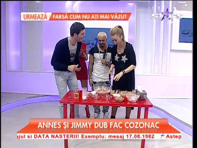 Annes şi Jimmy Dub fac cozonac &icirc;n platoul "Star matinal"!