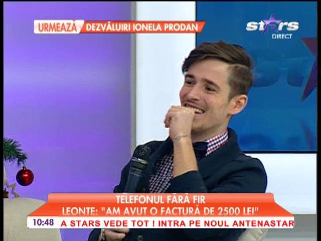 Andrei Leonte: "Am avut o factură de 2.500 de lei la telefon!"