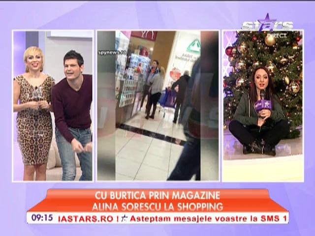 Alina Sorescu, la shopping de Crăciun