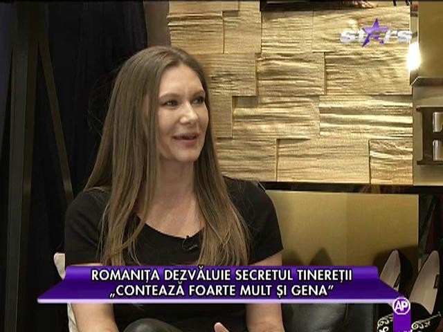 Romanita dezvalui secretul tineretii!