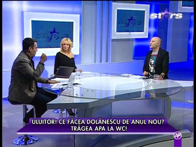 Dolanescu de revelion tragea apa la WC!