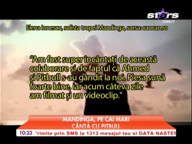 Mandinga, colaborare cu Pitbull