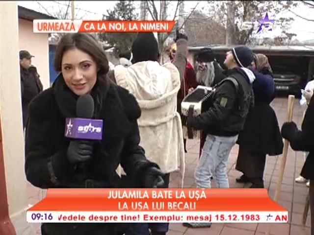 Julamila bate la uşa lui Becali