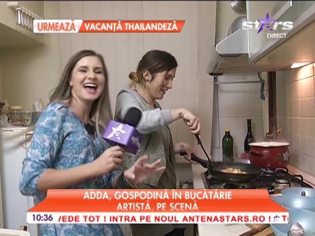 Adda, gospodină &icirc;n bucătărie