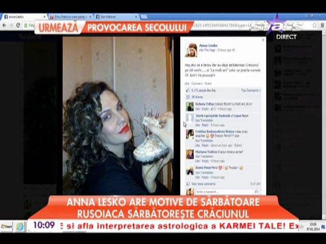 Anna Lesko are motive de sărbătoare