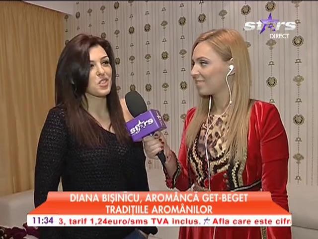 Diana Bişinicu, arom&acirc;ncă get-beget