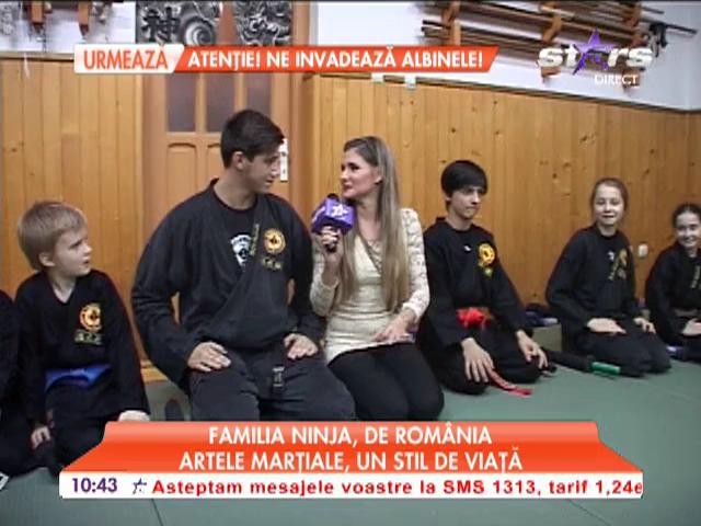 Familia ninja, de Rom&acirc;nia