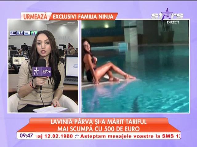 Lavinia şi-a mărit tariful