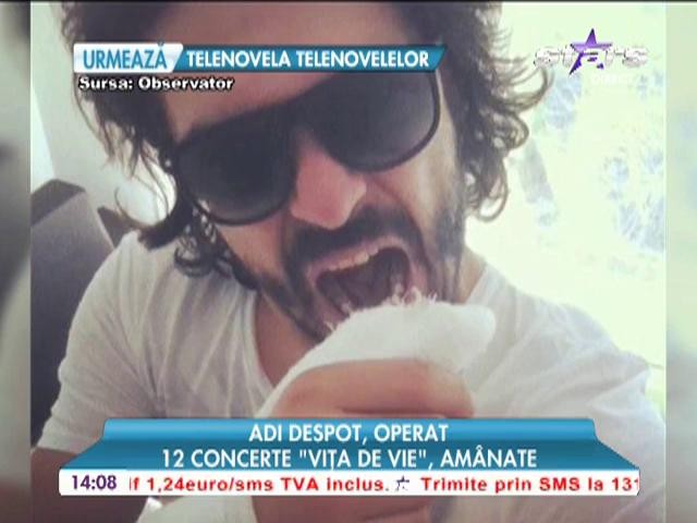 Adi Despot şi-a fracturat m&acirc;na dreaptă