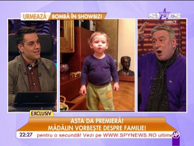 Premiera! Madalin Voicu a dat detalii despre familia sa