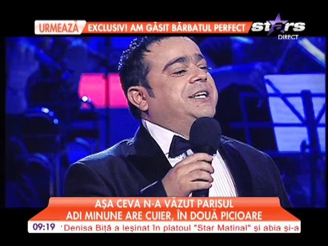 Adi Minune are cuier, &icirc;n două picioare