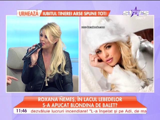 Roxana Nemeş, &icirc;n Lacul Lebedelor