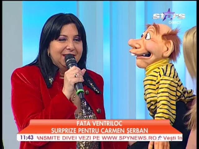Carmen Şerban cerută de soţie &icirc;n direct la Star Matinal