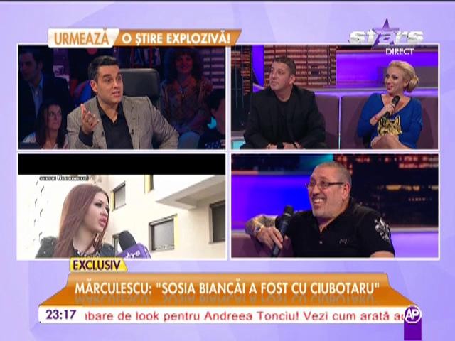 Marculescu: Sosia Biancai a fost cu Ciubotaru!