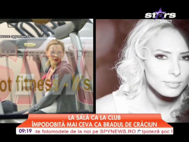 Iulia V&acirc;ntur se duce la sală ca la club