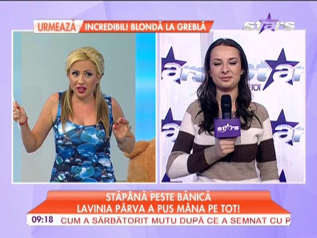 Lavinia P&acirc;rva, stăp&acirc;nă peste Bănică