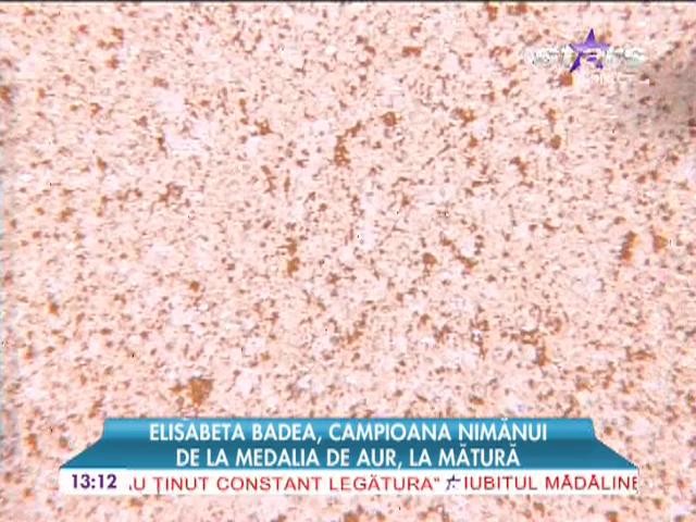 Elisabeta Badea, de la medalia de aur, la mătură