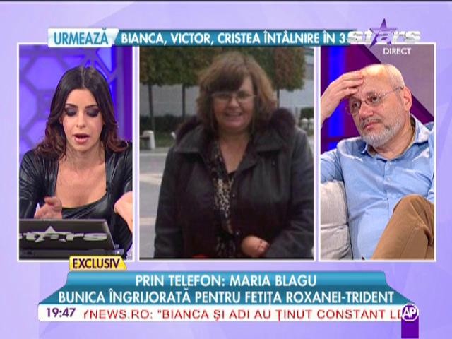 Bunica &icirc;ngrijorată pentru fetiţa Roxana ex-Trident
