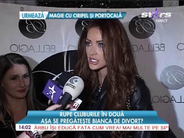 Bianca rupe cluburile in doua