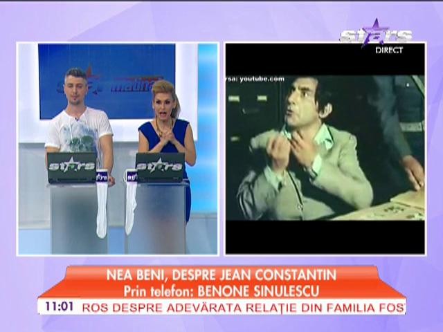 Benone Sinulescu, despre Jean Constantin