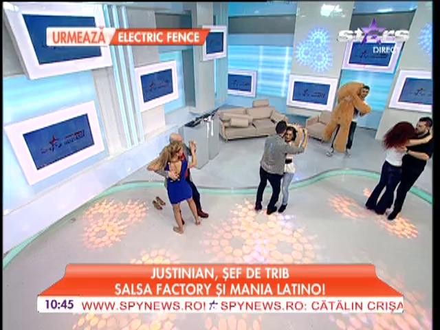 Justinian, sef de trib! Salsa factory si mania latino!