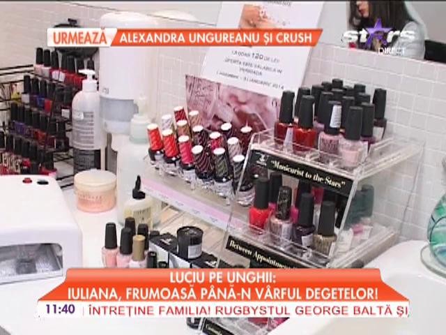 Luciu de unghii: Iuliana, frumoasa pana-n varful degetelor!