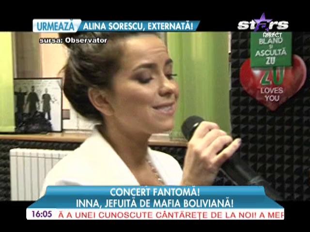 Inna a fost jefuita de mafia boliviana