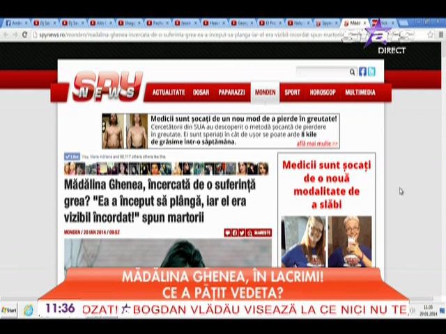 Mădălina Ghenea, &icirc;n lacrimi