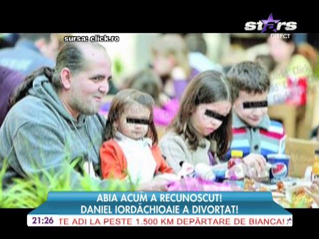 C&acirc;ntăreţul Daniel Iordăchioaie a divorţat