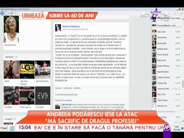 Andreea Podărescu sare la g&acirc;tul antrenoarei de fitness