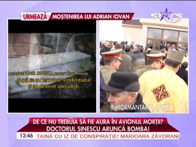 De ce nu trebuia să fie Aura &icirc;n avionul morţii?