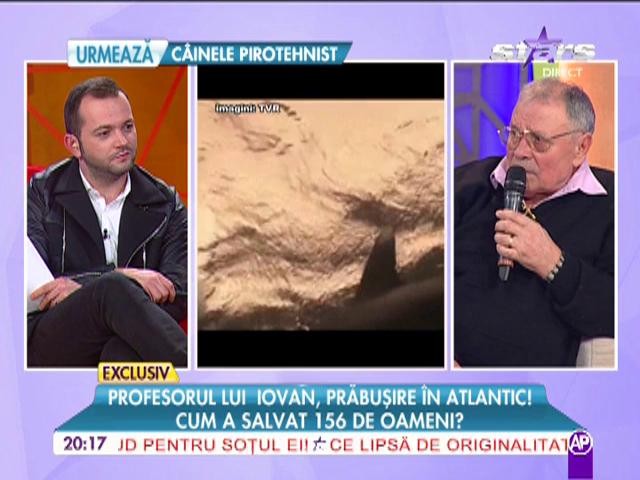 Profesorul lui Adrian iovan, prabusire in Atlantic!